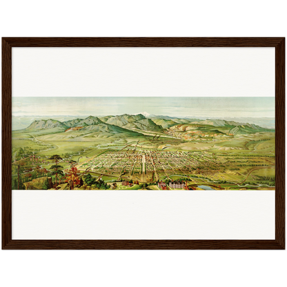 Historical city map  Test product horizontal 3 sizes