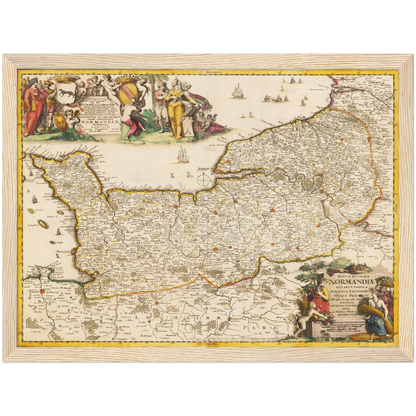 Historical city map  Test product horizontal 3 sizes