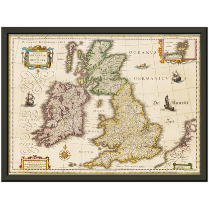 Historical city map  Test product horizontal 3 sizes