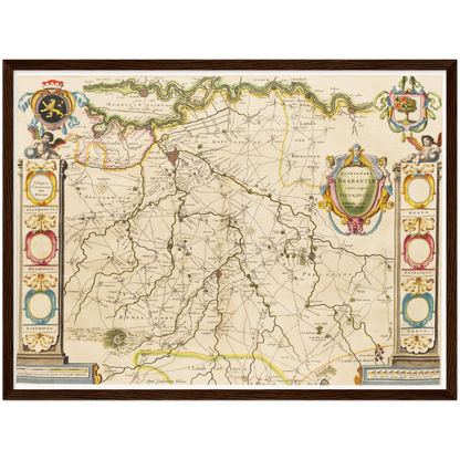 Historical city map  Test product horizontal 3 sizes