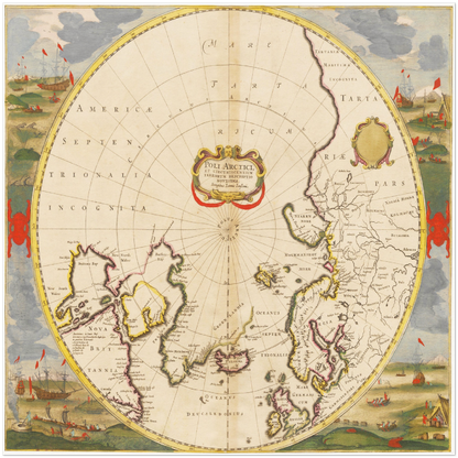 Historical city map  Test product horizontal 3 sizes