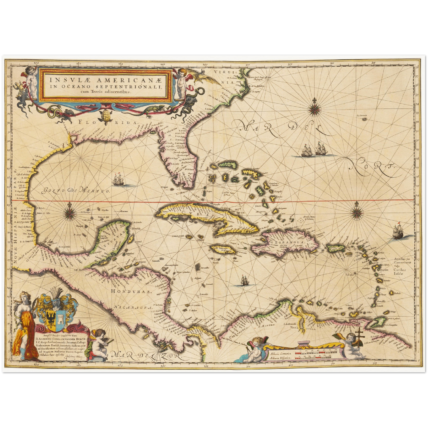 Historical city map  Test product horizontal 3 sizes