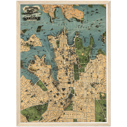 Historical city map  Test product horizontal 3 sizes