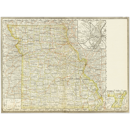 Historical city map  Test product horizontal 3 sizes