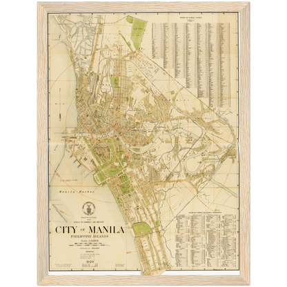 Historical city map  Test product horizontal 3 sizes