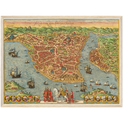 Historical city map  Test product horizontal 3 sizes