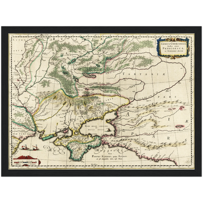 Historical city map  Test product horizontal 3 sizes