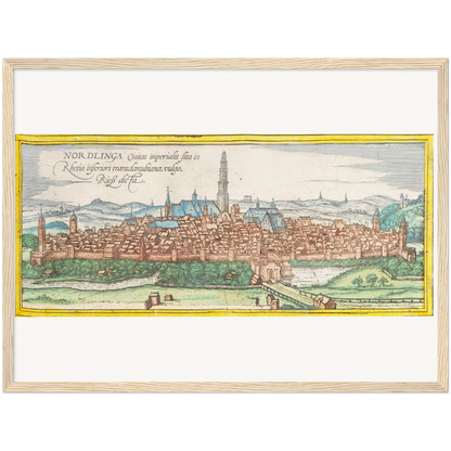 Historical city map  Test product horizontal 3 sizes