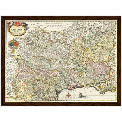 Historical city map  Test product horizontal 3 sizes