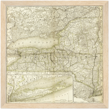 Historical city map  Test product horizontal 3 sizes