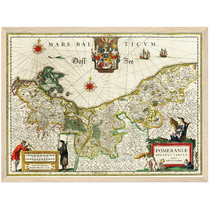 Historical city map  Test product horizontal 3 sizes