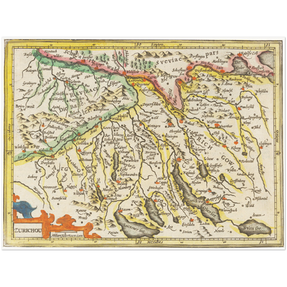 Zürichgau um 1609