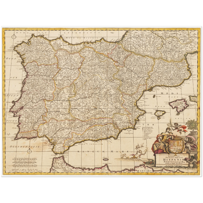 Historical city map  Test product horizontal 3 sizes