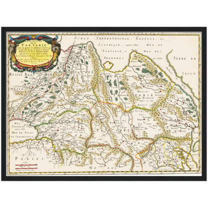 Historical city map  Test product horizontal 3 sizes