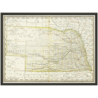 Historical city map  Test product horizontal 3 sizes