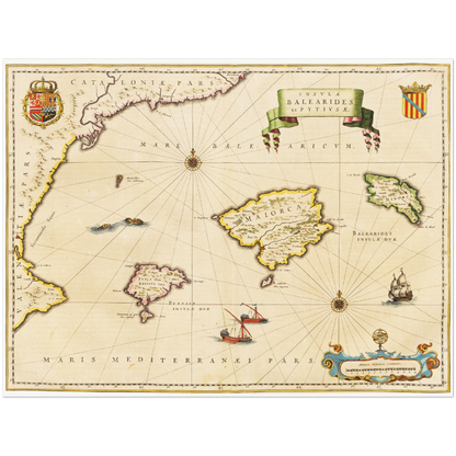 Historical city map  Test product horizontal 3 sizes