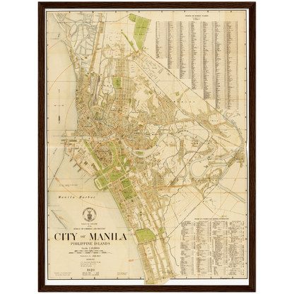 Historical city map  Test product horizontal 3 sizes