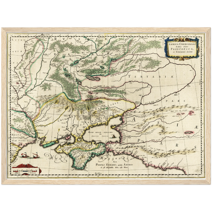 Historical city map  Test product horizontal 3 sizes