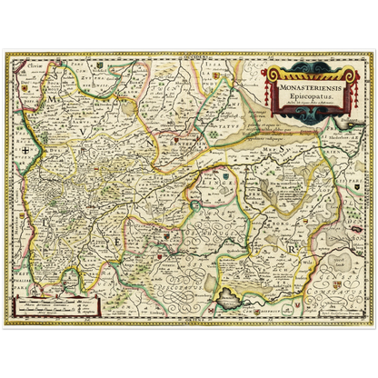 Historical city map  Test product horizontal 3 sizes