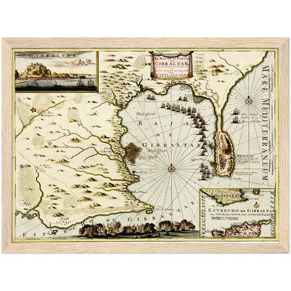 Historical city map  Test product horizontal 3 sizes