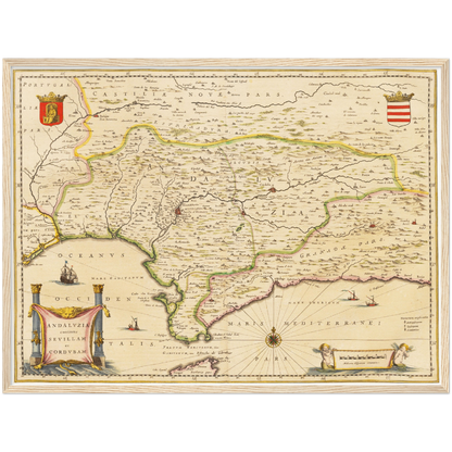 Historical city map  Test product horizontal 3 sizes