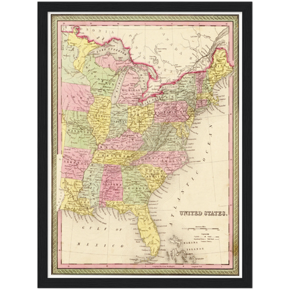 Historical city map  Test product horizontal 3 sizes