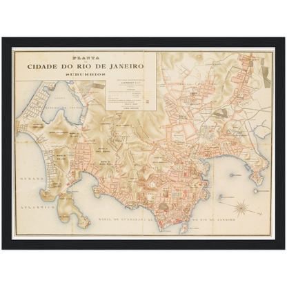 Historical city map  Test product horizontal 3 sizes