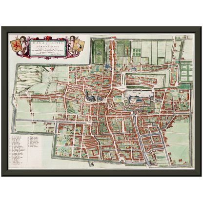 Historical city map  Test product horizontal 3 sizes