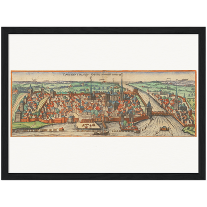 Historical city map  Test product horizontal 3 sizes