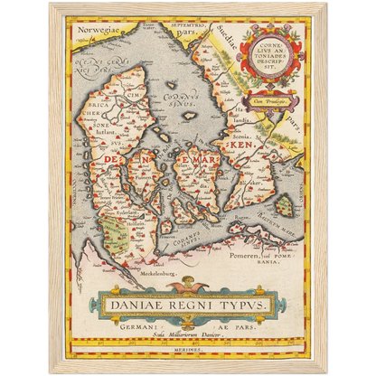 Historical city map  Test product horizontal 3 sizes