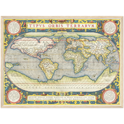 Historical city map  Test product horizontal 3 sizes