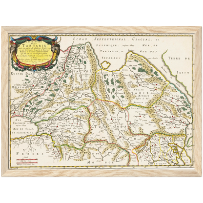 Historical city map  Test product horizontal 3 sizes