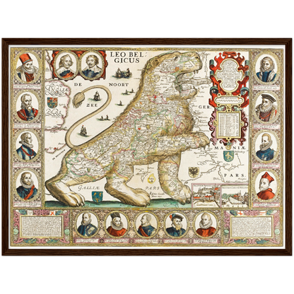 Historical city map  Test product horizontal 3 sizes