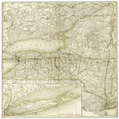 Historical city map  Test product horizontal 3 sizes