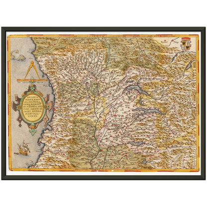 Historical city map  Test product horizontal 3 sizes