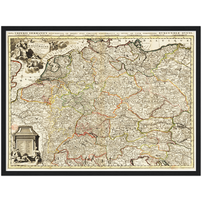 Historical city map  Test product horizontal 3 sizes