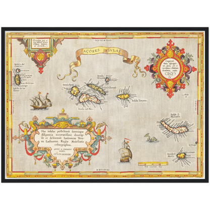 Historical city map  Test product horizontal 3 sizes