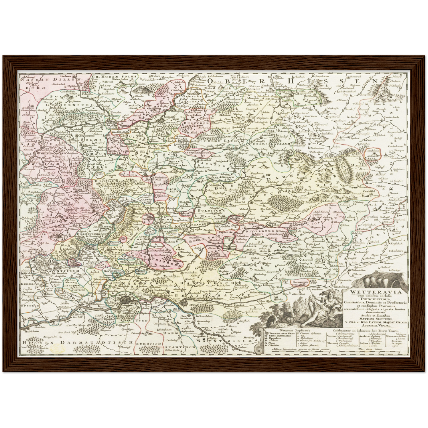 Historical city map  Test product horizontal 3 sizes
