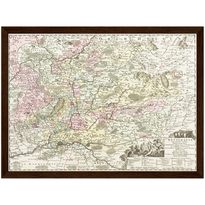 Historical city map  Test product horizontal 3 sizes