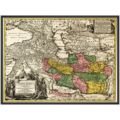 Historical city map  Test product horizontal 3 sizes