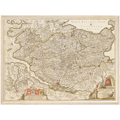 Historical city map  Test product horizontal 3 sizes