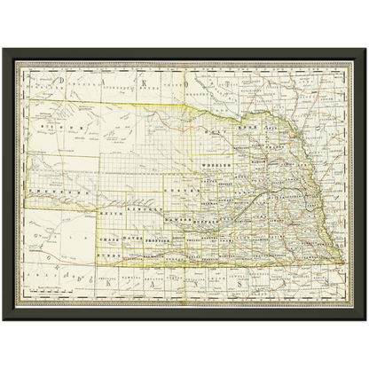 Historical city map  Test product horizontal 3 sizes