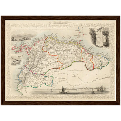 Kolumbien & Venezuela um 1850