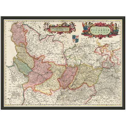 Historical city map  Test product horizontal 3 sizes