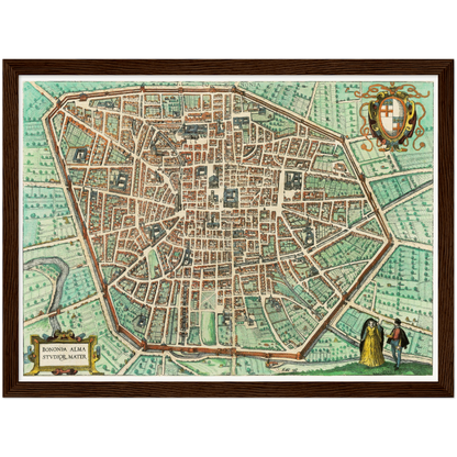Historical city map  Test product horizontal 3 sizes