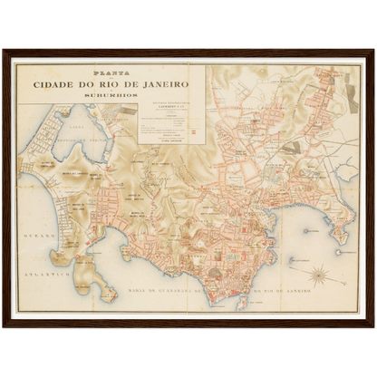 Historical city map  Test product horizontal 3 sizes