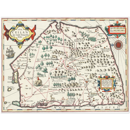 Historical city map  Test product horizontal 3 sizes