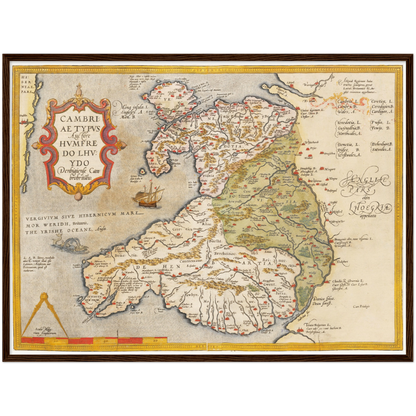 Historical city map  Test product horizontal 3 sizes