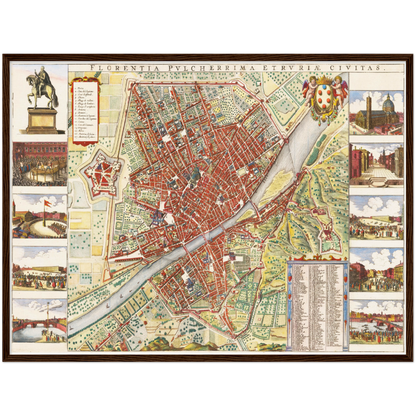 Historical city map  Test product horizontal 3 sizes