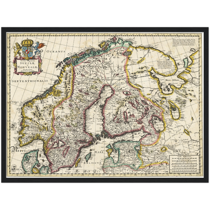 Historical city map  Test product horizontal 3 sizes